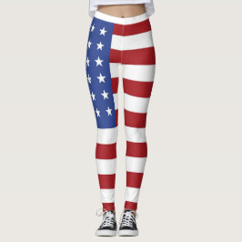Amerikanische Flagge Leggings