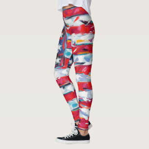 Amerikanische Flagge Leggings