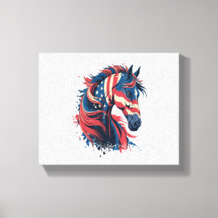 Amerikanische Flagge Leinwanddruck