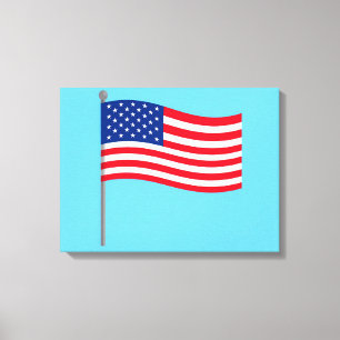 amerikanische Flagge Leinwanddruck