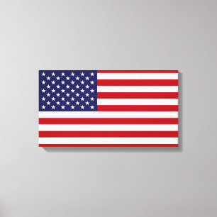 Amerikanische Flagge Leinwanddruck