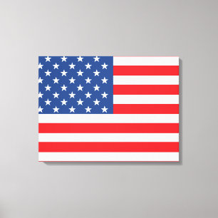 Amerikanische Flagge Leinwanddruck