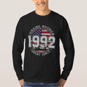 Amerikanische Flagge macht Amerika Geboren seit 19 T-Shirt
