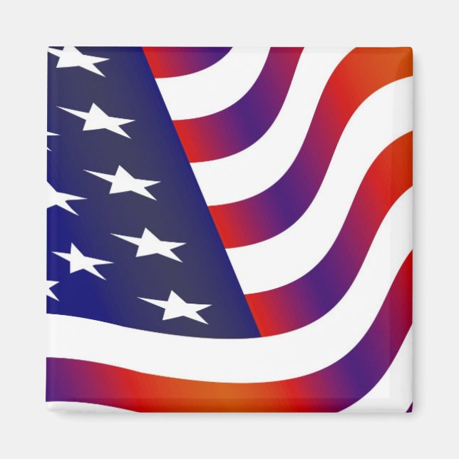Amerikanische Flagge Magnet (Vorne)