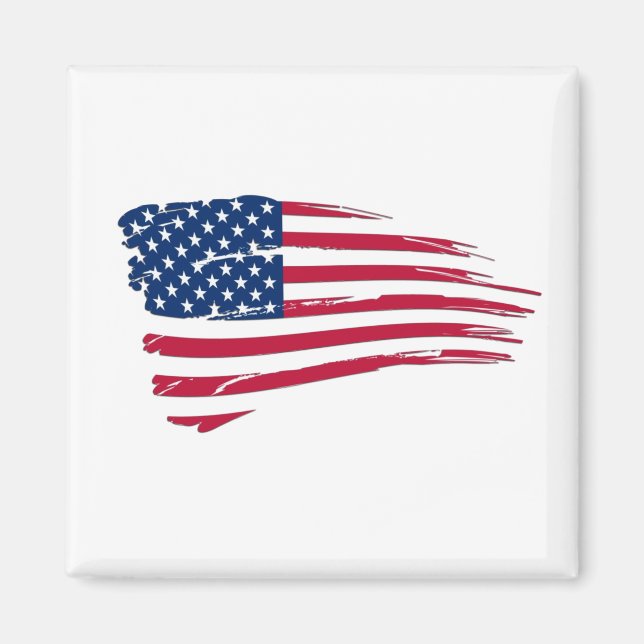 Amerikanische Flagge Magnet (Vorne)