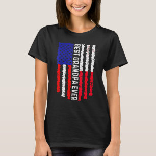 Amerikanische Flagge Maltas beste Opa-je-Familie T-Shirt