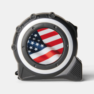 Amerikanische Flagge Maßband