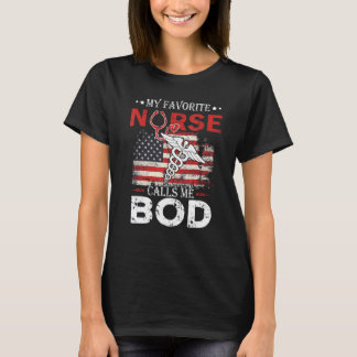 Amerikanische Flagge Mein Lieblingskrankenschweste T-Shirt