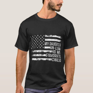 Amerikanische Flagge Meine Schwiegertochter Ist Me T-Shirt