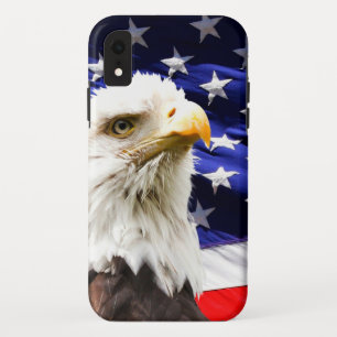 Amerikanische Flagge mit Bald-Adler Case-Mate iPhone Hülle