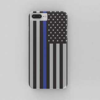 Amerikanische Flagge mit personalisierter Thin Blu Case-Mate iPhone Hülle