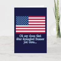 Amerikanische Flagge mit Stern Spangled