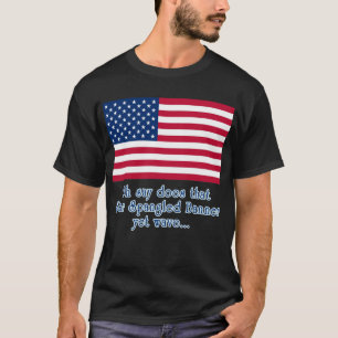 Amerikanische Flagge mit Stern Spangled T-Shirt