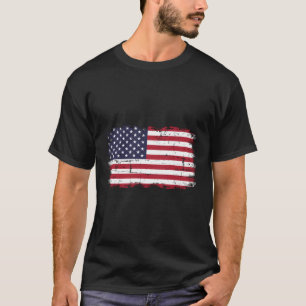 Amerikanische Flagge mit US Flagge T-Shirt