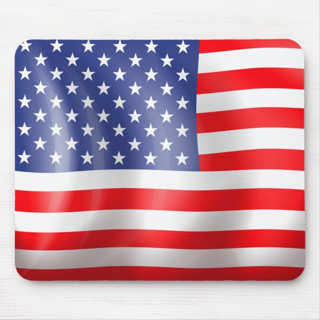 Amerikanische Flagge Mousepad (Vorne)
