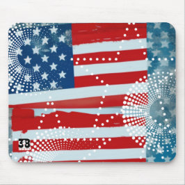 Amerikanische Flagge Mousepad