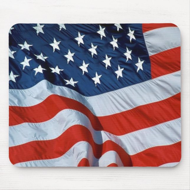 Amerikanische Flagge Mousepad (Vorne)