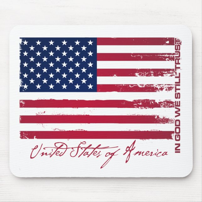 Amerikanische Flagge Mousepad (Vorne)