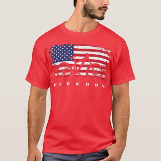 Amerikanische Flagge MTB Mountain Bike Apparel - B T-Shirt
