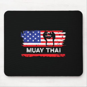 Amerikanische Flagge Muay Thai Geschenk Thailand K Mousepad