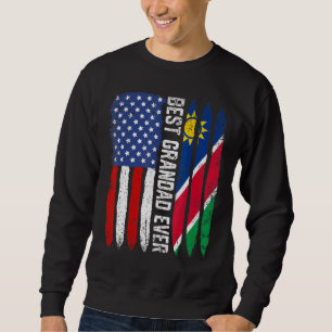 Amerikanische Flagge Namibia Flag Beste Grandade j Sweatshirt