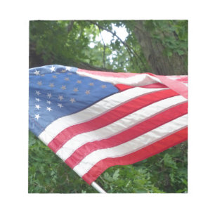 Amerikanische Flagge Notizblock