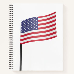 Amerikanische Flagge Notizbuch
