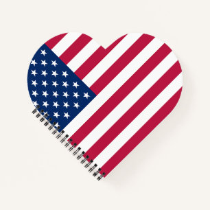 Amerikanische Flagge Notizbuch
