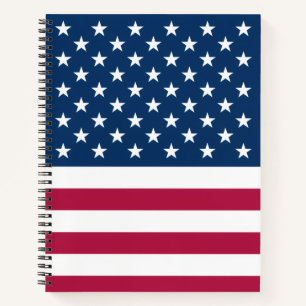 Amerikanische Flagge Notizbuch
