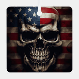 Amerikanische Flagge Ornament Aus Metall