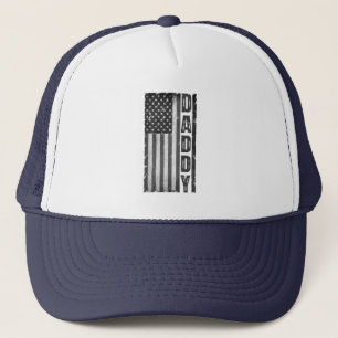 AMERIKANISCHE FLAGGE, PAPA, VATERTAG, PATRIOTISCHE TRUCKERKAPPE