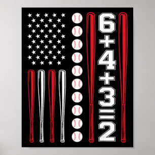 Amerikanische Flagge Patriotisch 643 Verkauf Math Poster
