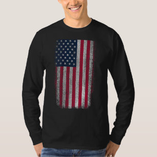 Amerikanische Flagge Patriotisch erschüttert US-Fl T-Shirt