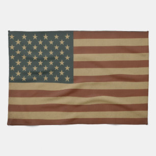 Amerikanische Flagge Patriotisch Geschirrtuch