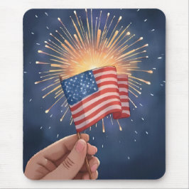 Amerikanische Flagge Patriotisch Mousepad