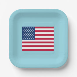Amerikanische Flagge Patriotische Party Pappteller