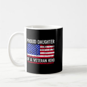 Amerikanische Flagge Patriotische Tochter Veterane Kaffeetasse