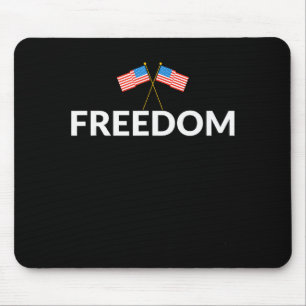 Amerikanische Flagge Patriotischer Stolz Freiheit Mousepad