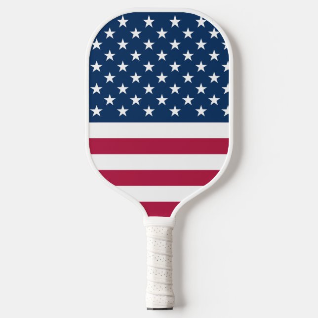Amerikanische Flagge Pickleball Schläger (Vorderseite)