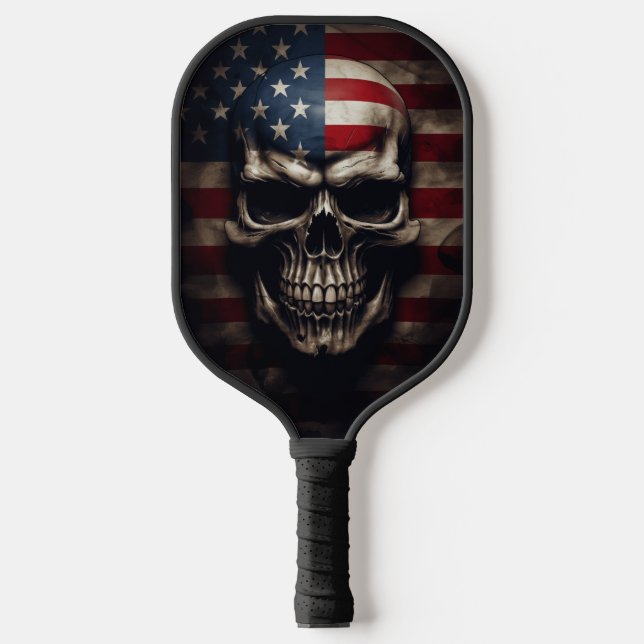Amerikanische Flagge Pickleball Schläger (Vorderseite)