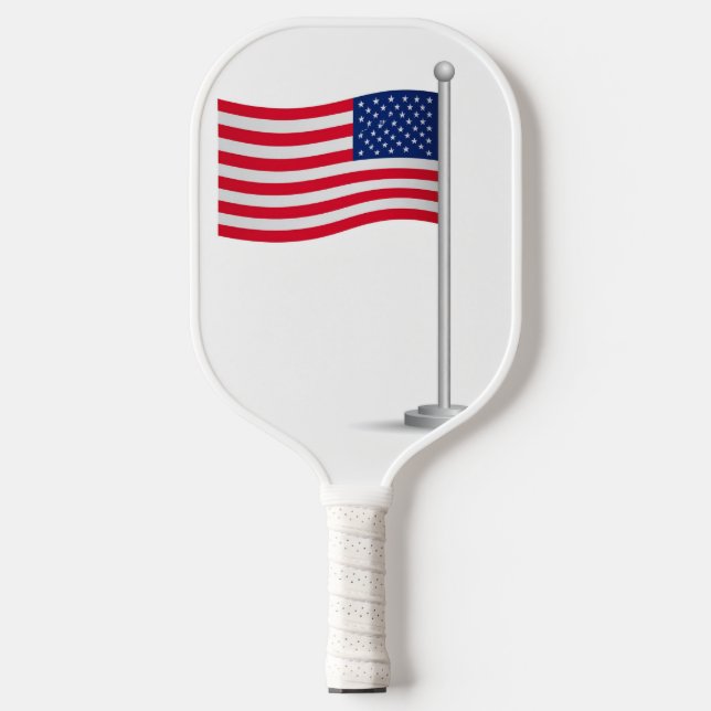 Amerikanische Flagge Pickleball Schläger (Vorderseite)