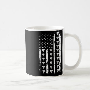 Amerikanische Flagge Pizza Essen USA Patriotismus Kaffeetasse