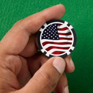Amerikanische Flagge Pokerchips