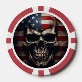 Amerikanische Flagge Pokerchips