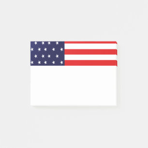 Amerikanische Flagge Post-it Klebezettel