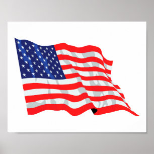 Amerikanische Flagge Poster