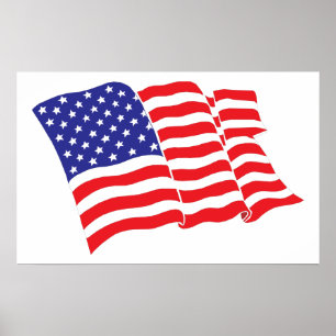 Amerikanische Flagge Poster