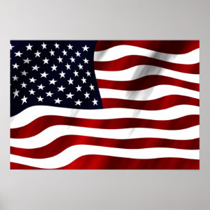 Amerikanische Flagge Poster