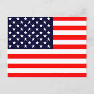Amerikanische Flagge Postkarte