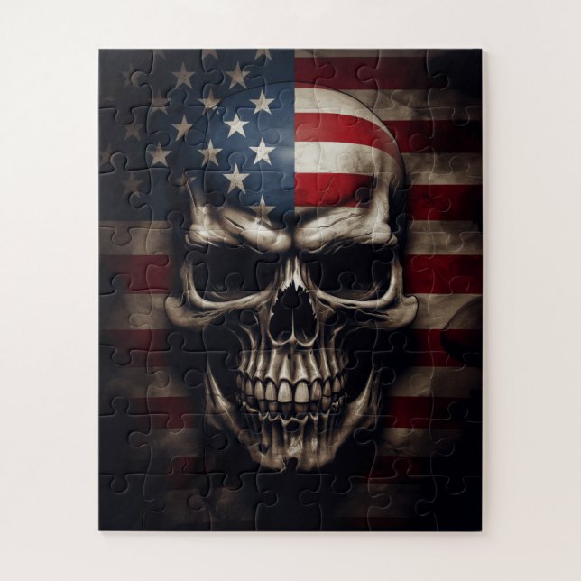 Amerikanische Flagge Puzzle (Vertikal)